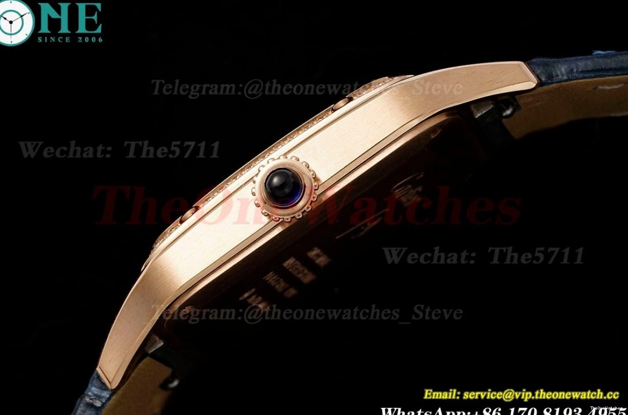 RG Santos Dumont LE Blue Dia Dial AF Quartz Silver 0329